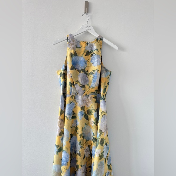 SACHIN & BABI Kate Floral Print Sleeveless Gown 10 - Picture 8 of 11